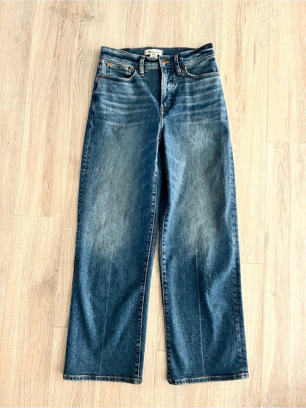 Madewell Women’s The Perfect Vintage Wide-Leg Jean Lavaca Wash Super Stretch 27 - Picture 2 of 9